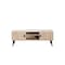 Manhattan Comfort Haley TV Stand 55.10 in Natural & Nude in Natural and Nude TV005-NN - alternate 2